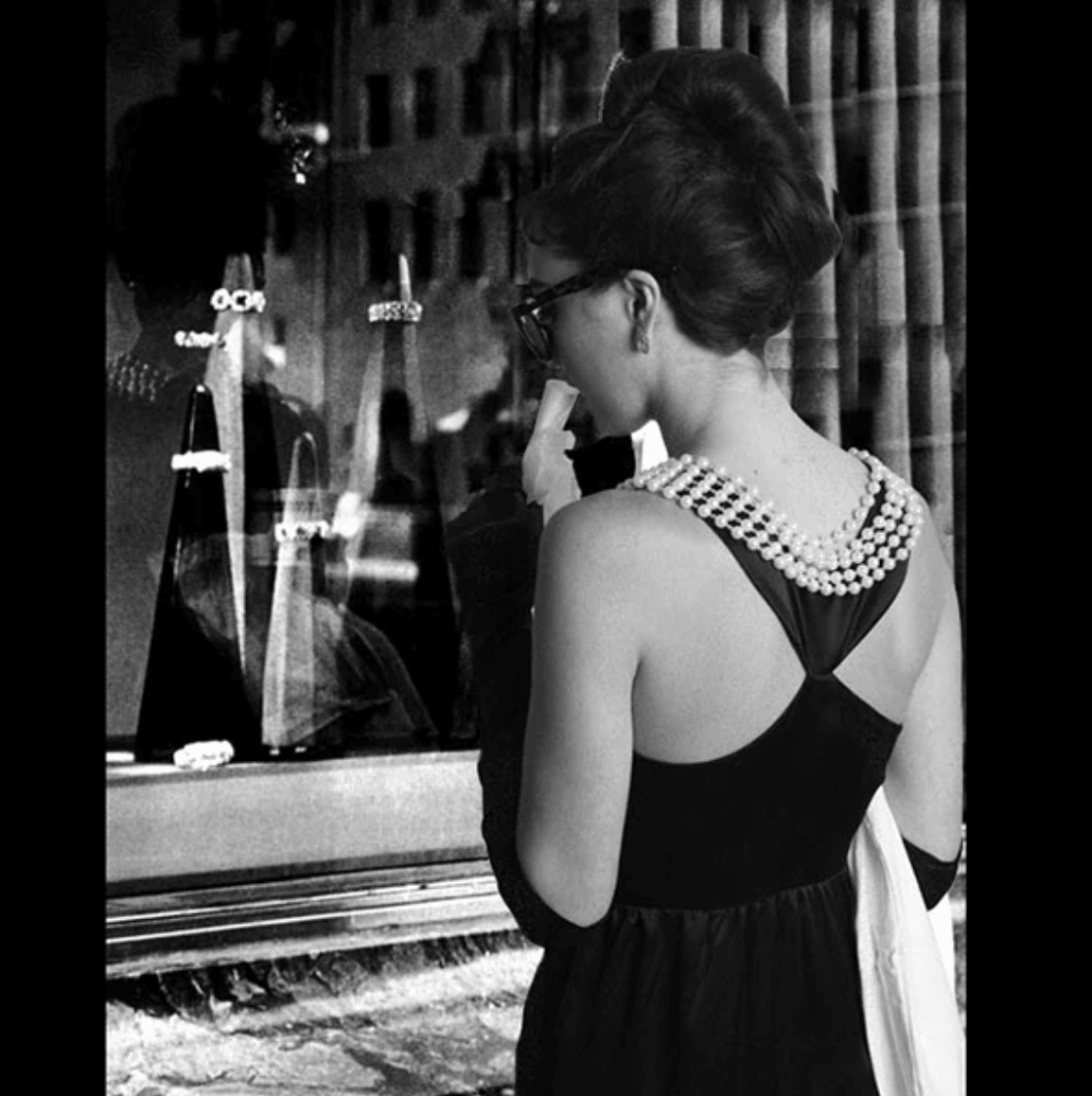 Audrey in a Bag Black Satin Costume Dress – Elegant Glam