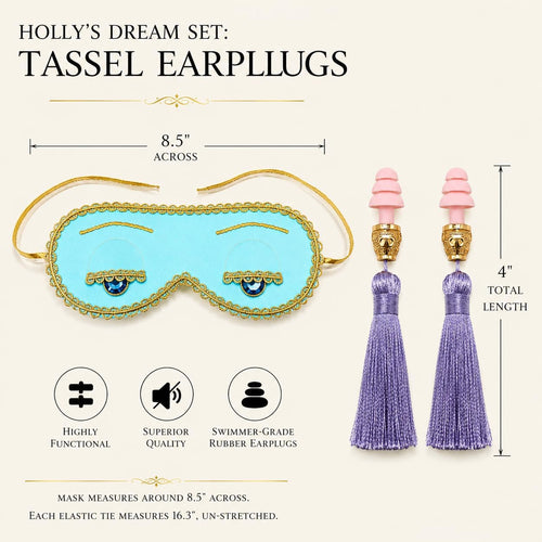 Holly — The Sleeping Beauty Eye Cover & Earplug / Earrings Set - Utopiat