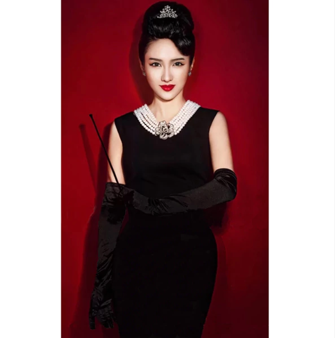 Utopiat Audrey Style Strand Flapper Costume Pearl Necklace Women Inspired By BAT