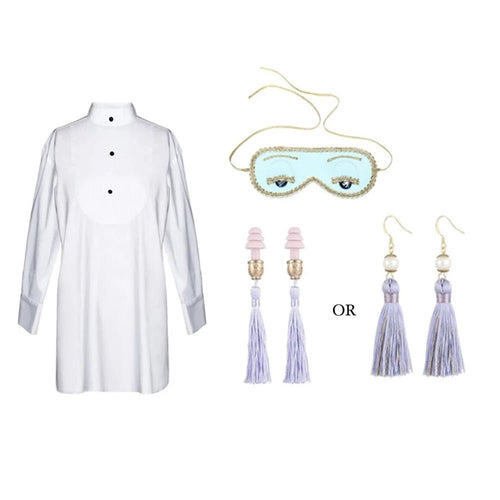 Audrey Hepburn “Breakfast at Tiffany’s” Sleep Set – One Size Fits Most (Rental) - Utopiat