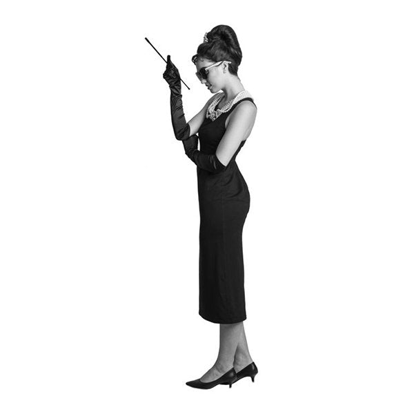 Holly Cotton & Satin Black Dress – Audrey Glam Holly Cotton & Satin Black Dress – Audrey Glam